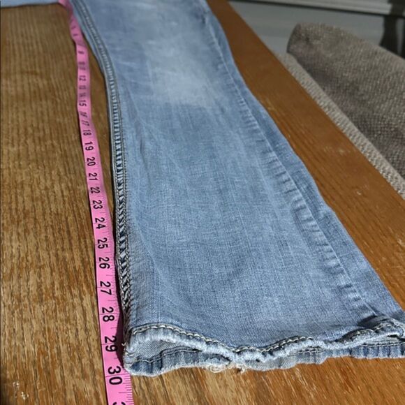 Silver Jeans Super Stretch Aiko Bootcut Low Rise Womens 32/33 Cotton Cowgirl - Picture 15 of 16